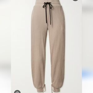 The Range Stark Jumbo Waffle Knit Ruched Jogger In Saddle  S